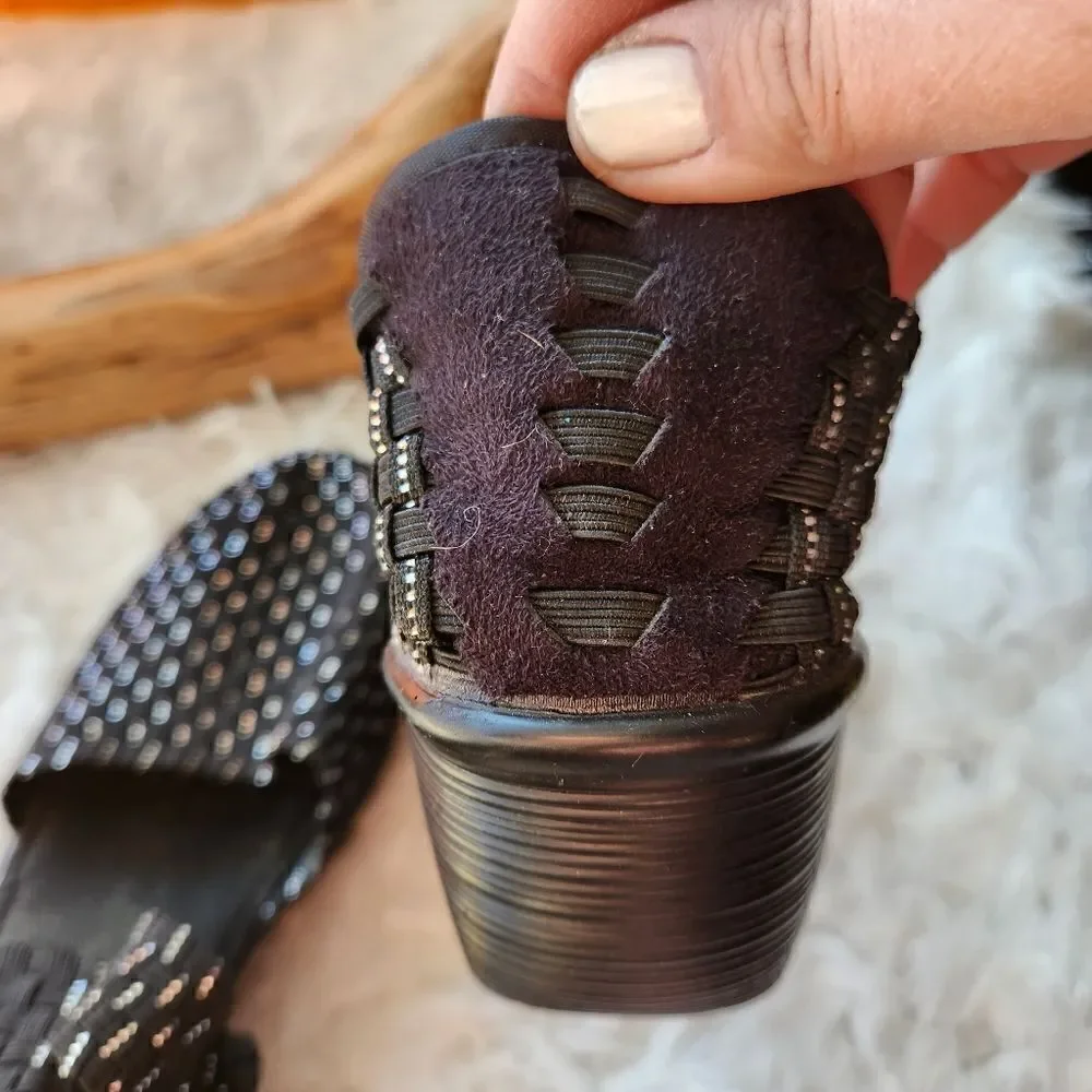 Bernie Mev woven platform mary janes